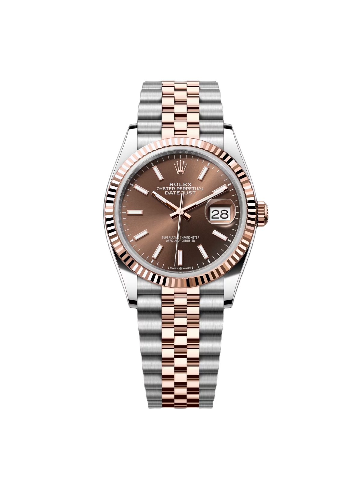 【Super Clone】RLX  Datejust 36mm 126231 Chocolate Dial Oyster Bracelet
