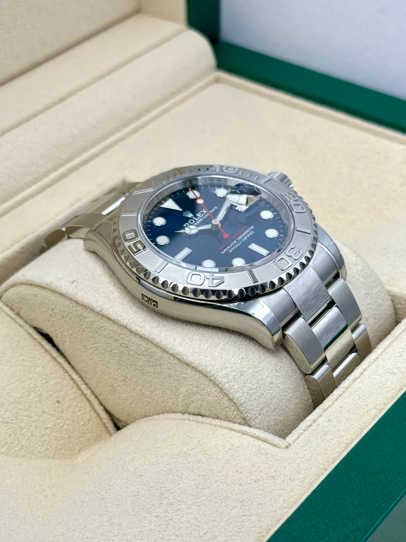 [Super Clone]RLX Yacht-Master 40mm Two-Tone Platinum & Steel Watch - Blue Sunray Dial 126622