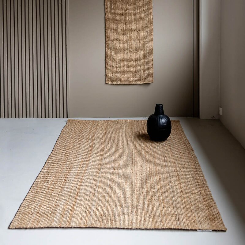 Earth jute gulvteppe 160x230 cm natur