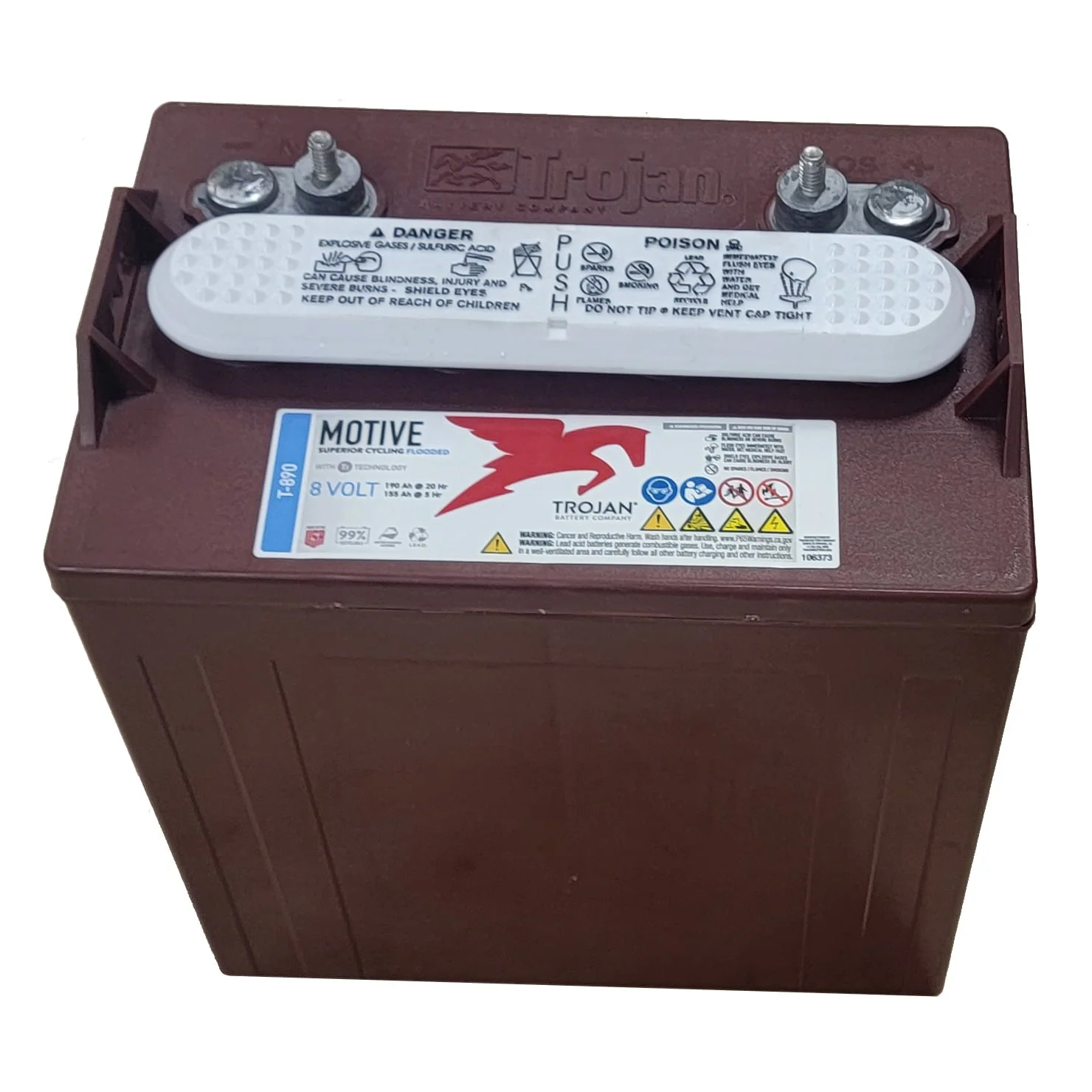 Trojan T - 890 Deep Cycle 8V Battery X6