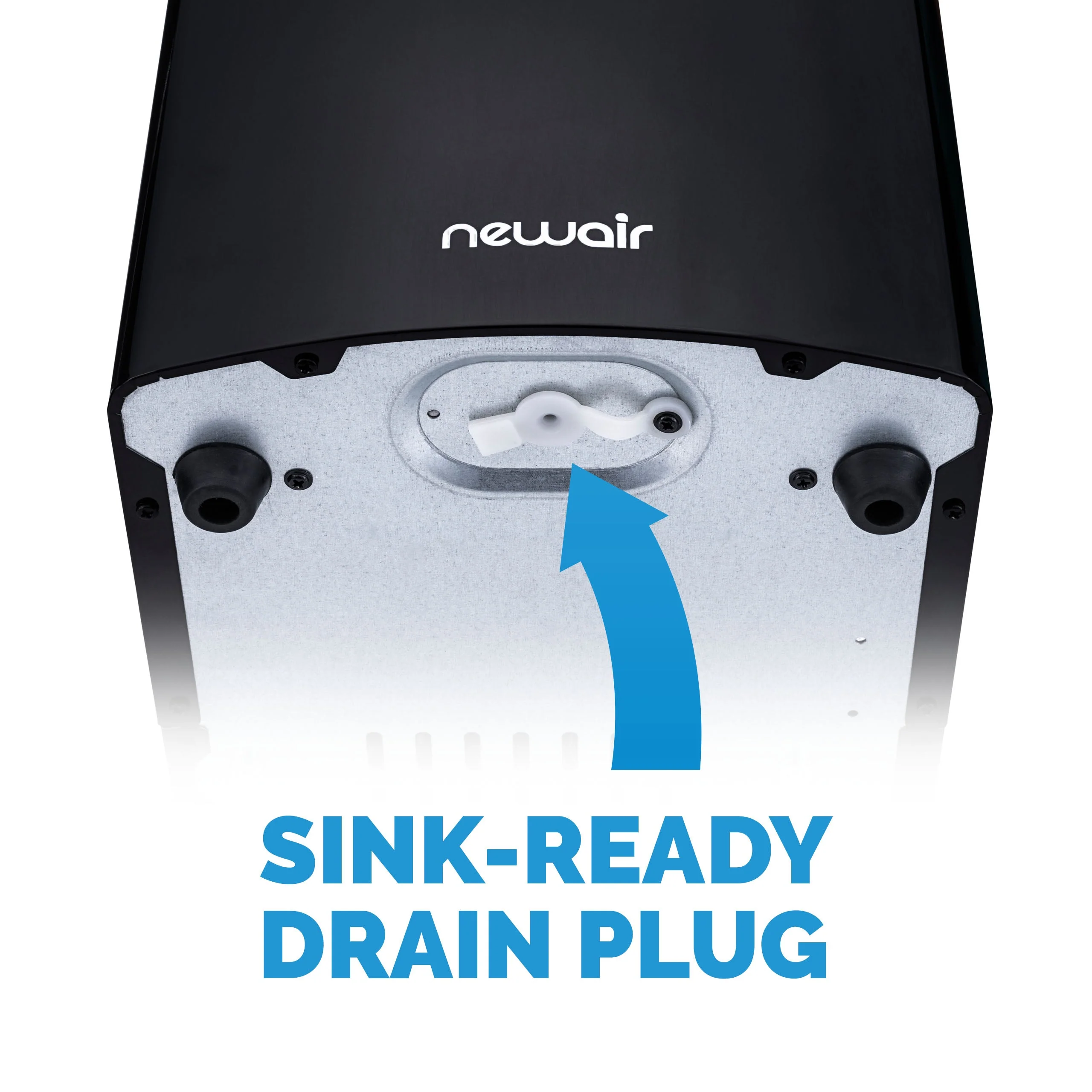 Newair Countertop Ice Maker. Bullet Ice, 33 lbs/day - Black