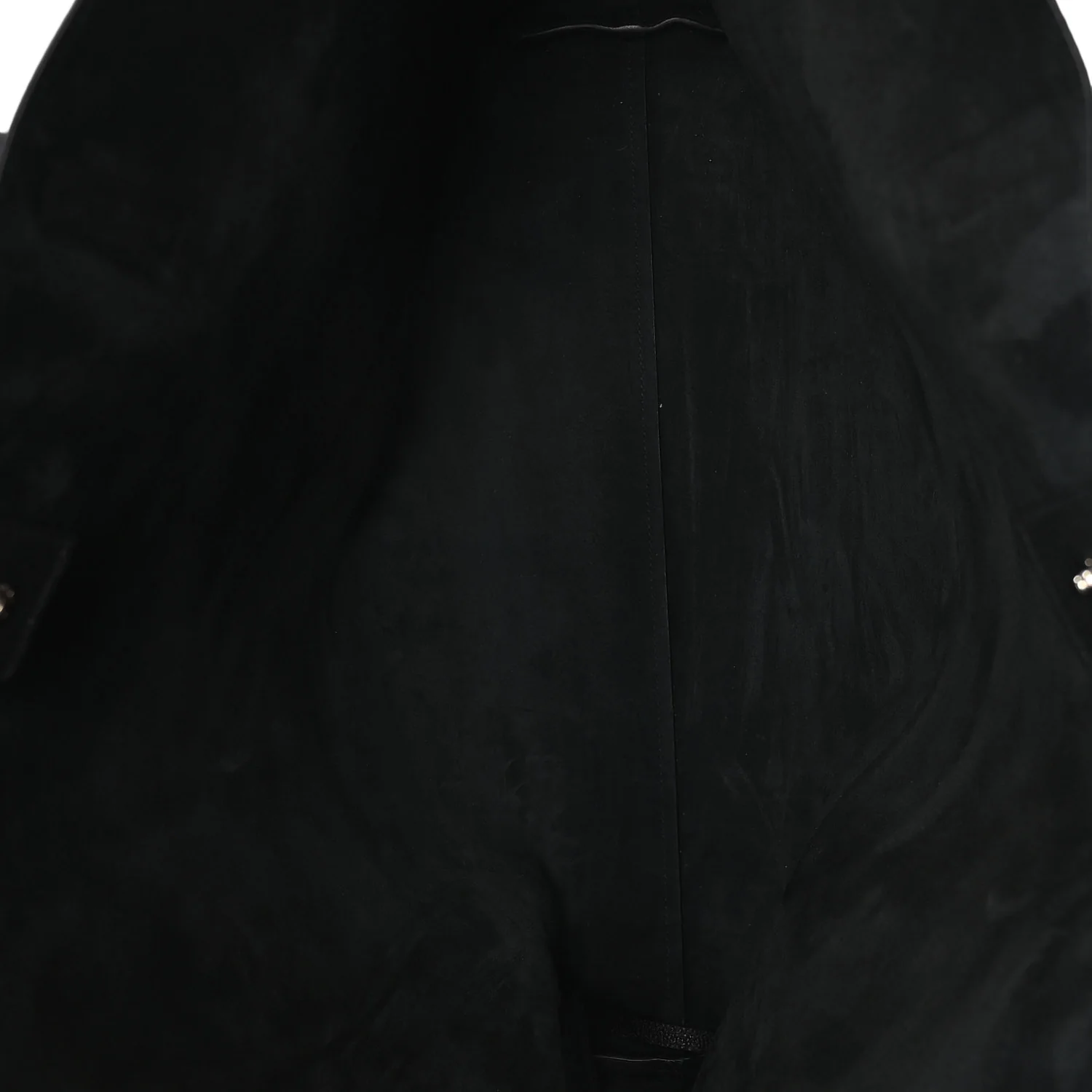 Calfskin Large Shopping Tote Black