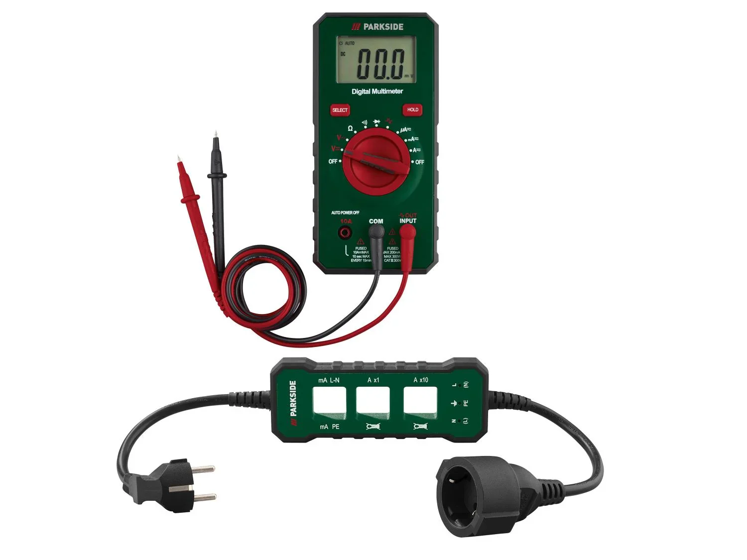 PARKSIDE Multimtre numrique  plage automatique PDAM 300 B1 ou Adaptateur de mesure de courant PSMA 300 A