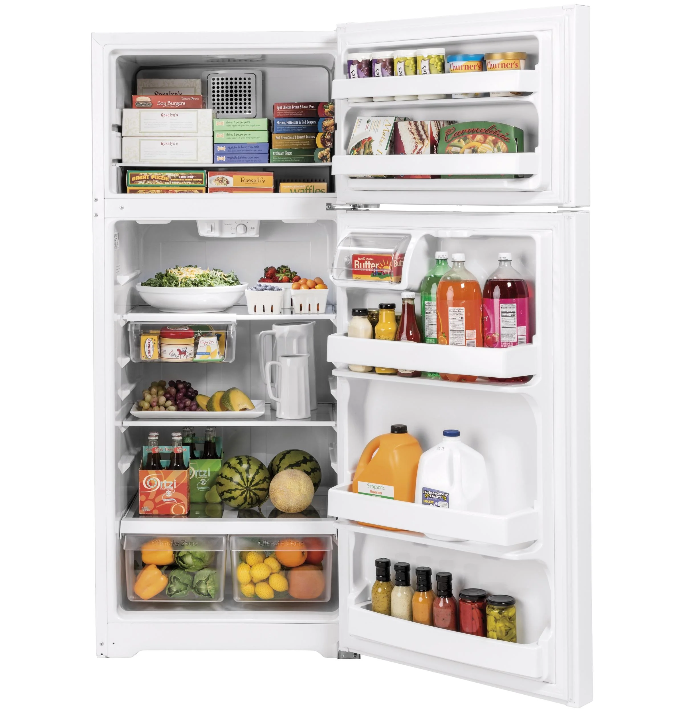 GTS18HGNRWW top freezer freestanding refrigerator - Image 2