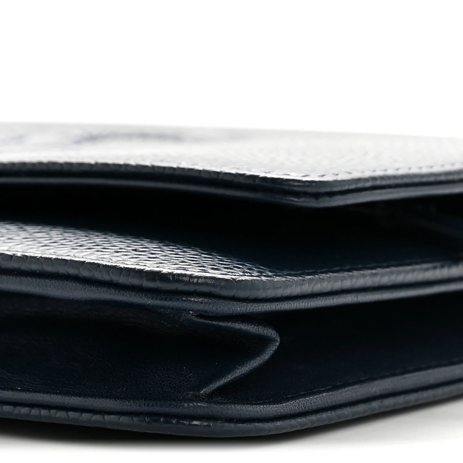 Caviar Timeless CC Wallet on Chain WOC Navy Blue