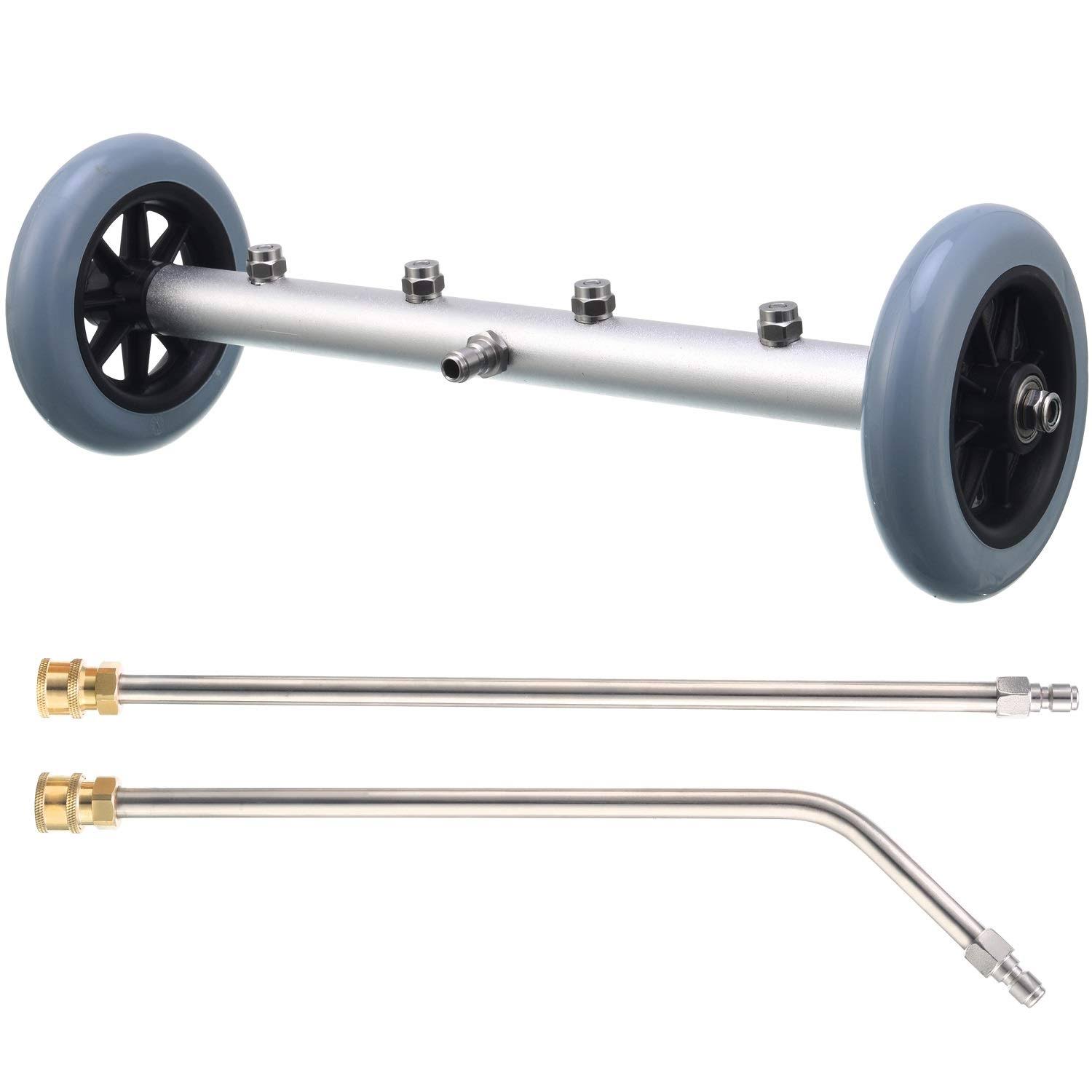 Ridge Washer Pressure Washer Undercarriage Cleaner, 16 inch Undercarriage Washer, Pressure Washer Under Car Cleaner with Straight Extension Wand, 4000