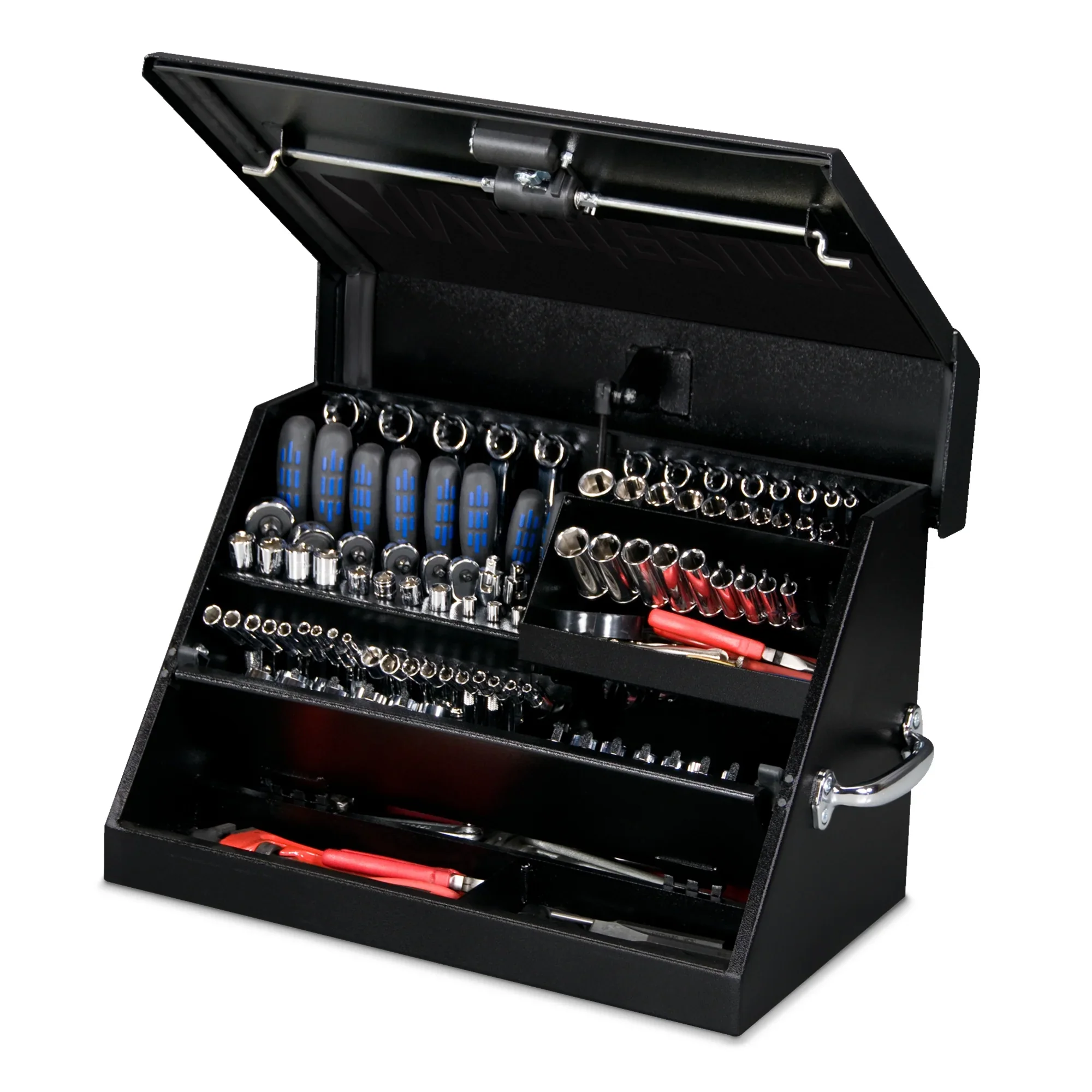 Montezuma 23 x 14 Triangle Toolbox (Steel, Black)
