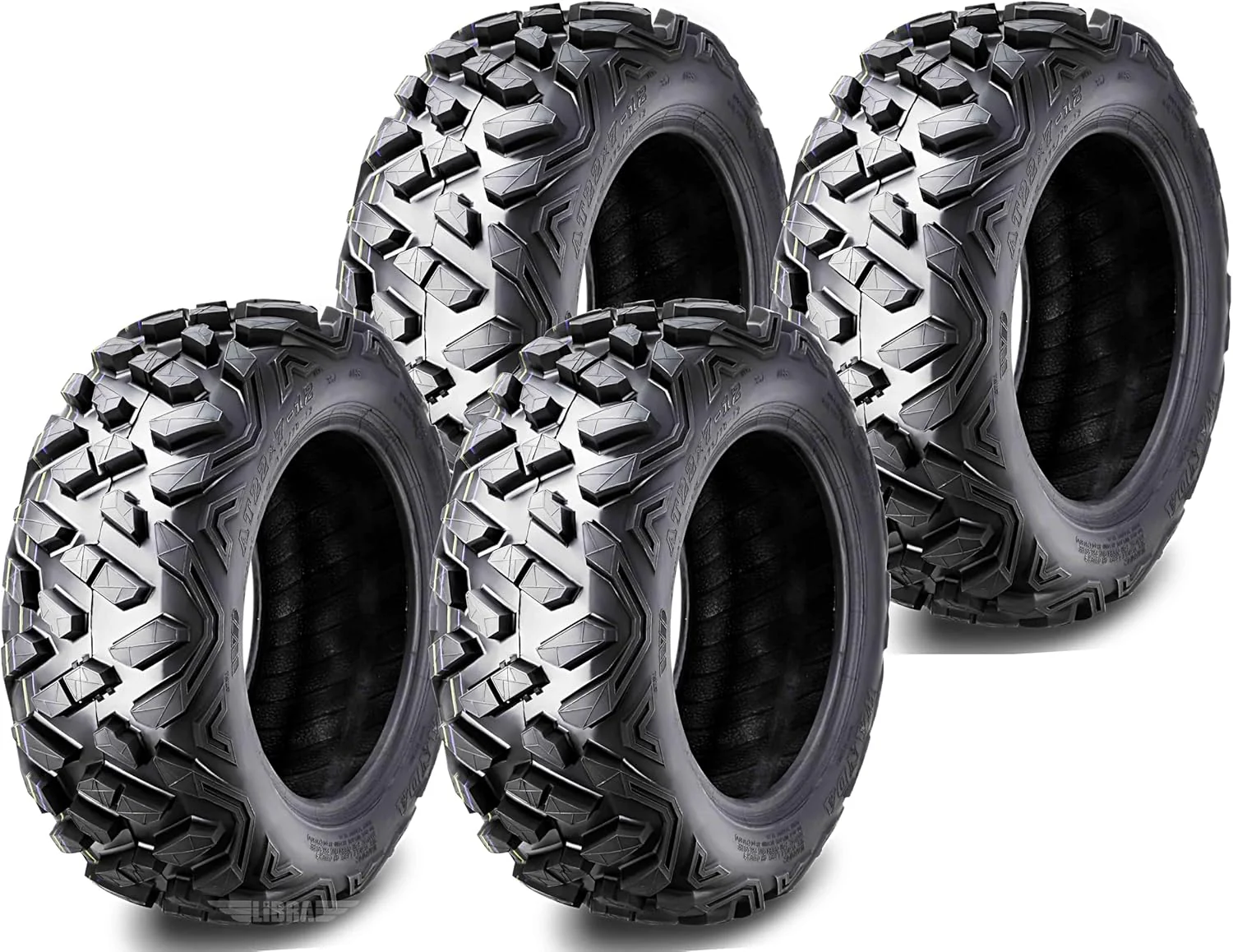 Set of 4 New ATV/UTV Tires 27x9-14 Front & 27x11-14 Rear /6PR P350-10385/10386...