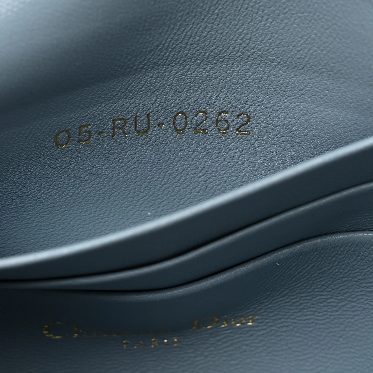 Lambskin Macrocannage Mini Dior Caro Bag Cloud Blue