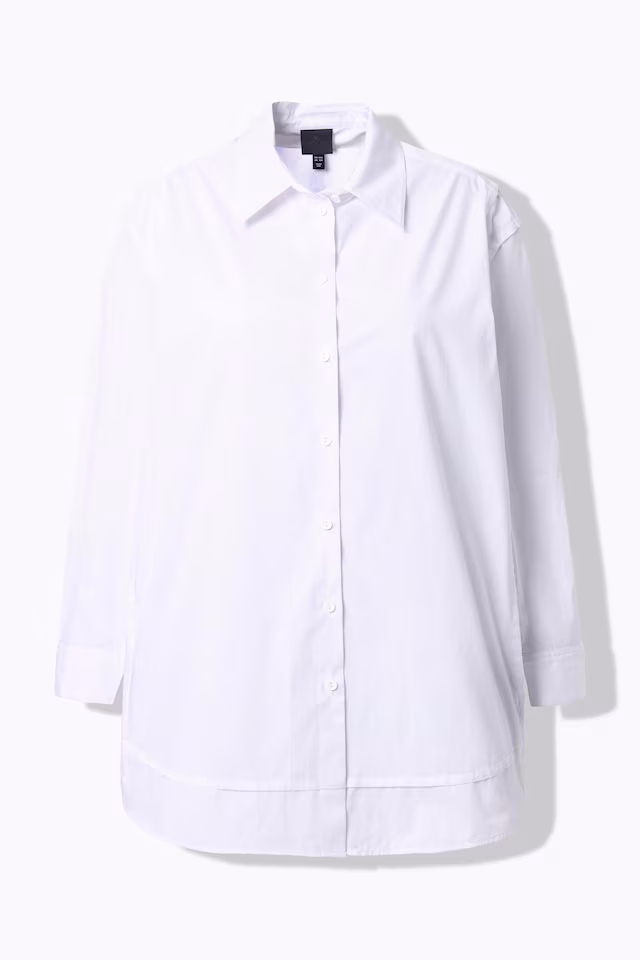 Decorative Seam Long Sleeve Button Down Shirt