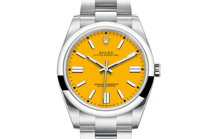 [Super Clone]R124300 Oyster-Perpetual Yellow - New