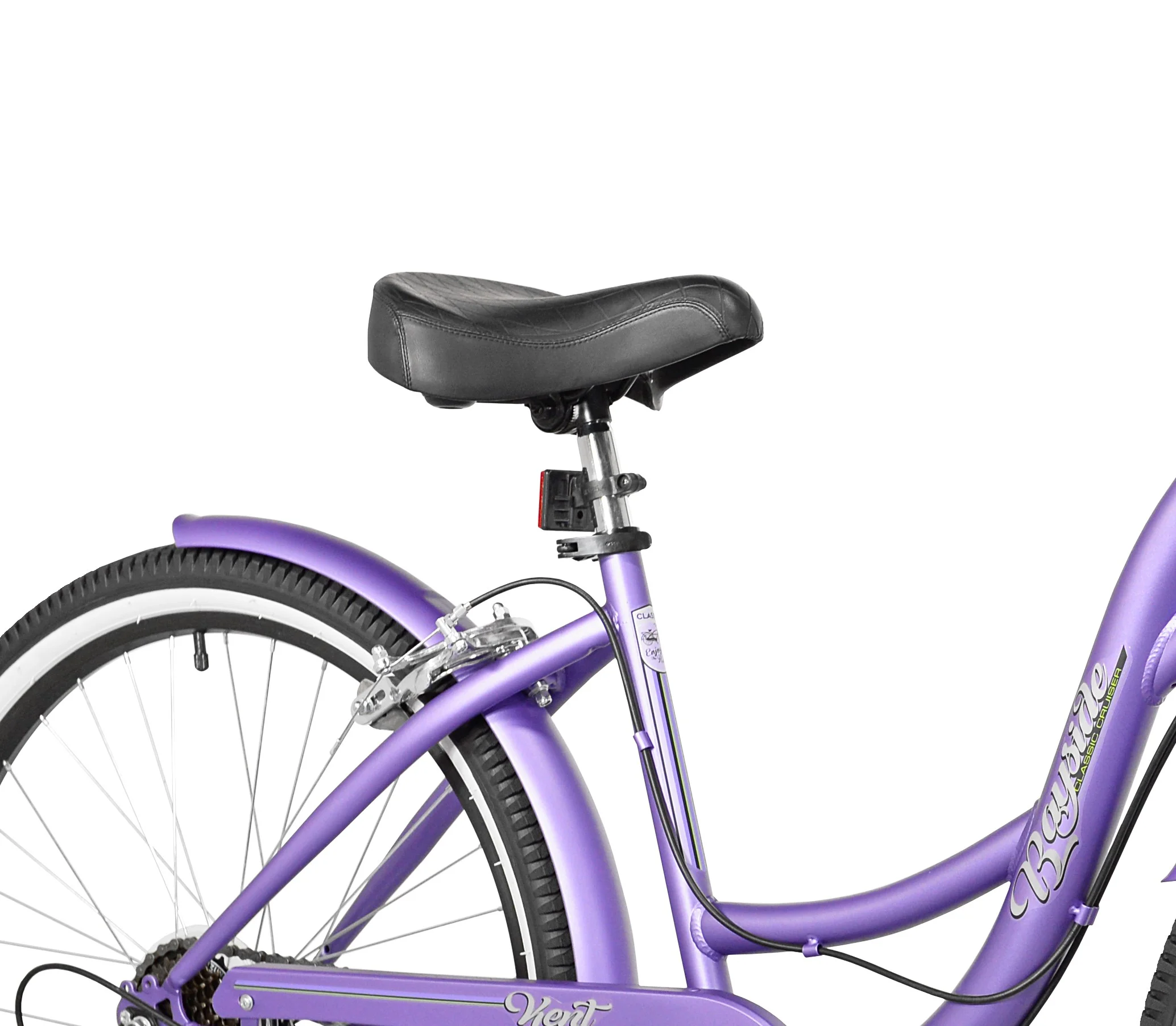 Bicycles 26" Bayside Women's Cruiser Bicycle, Purple - Image 2