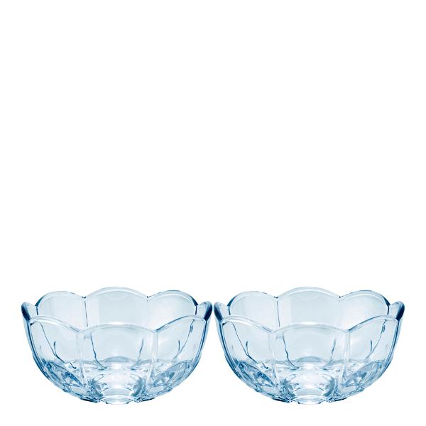 Lily skål 13 cm 2 stk blue iris