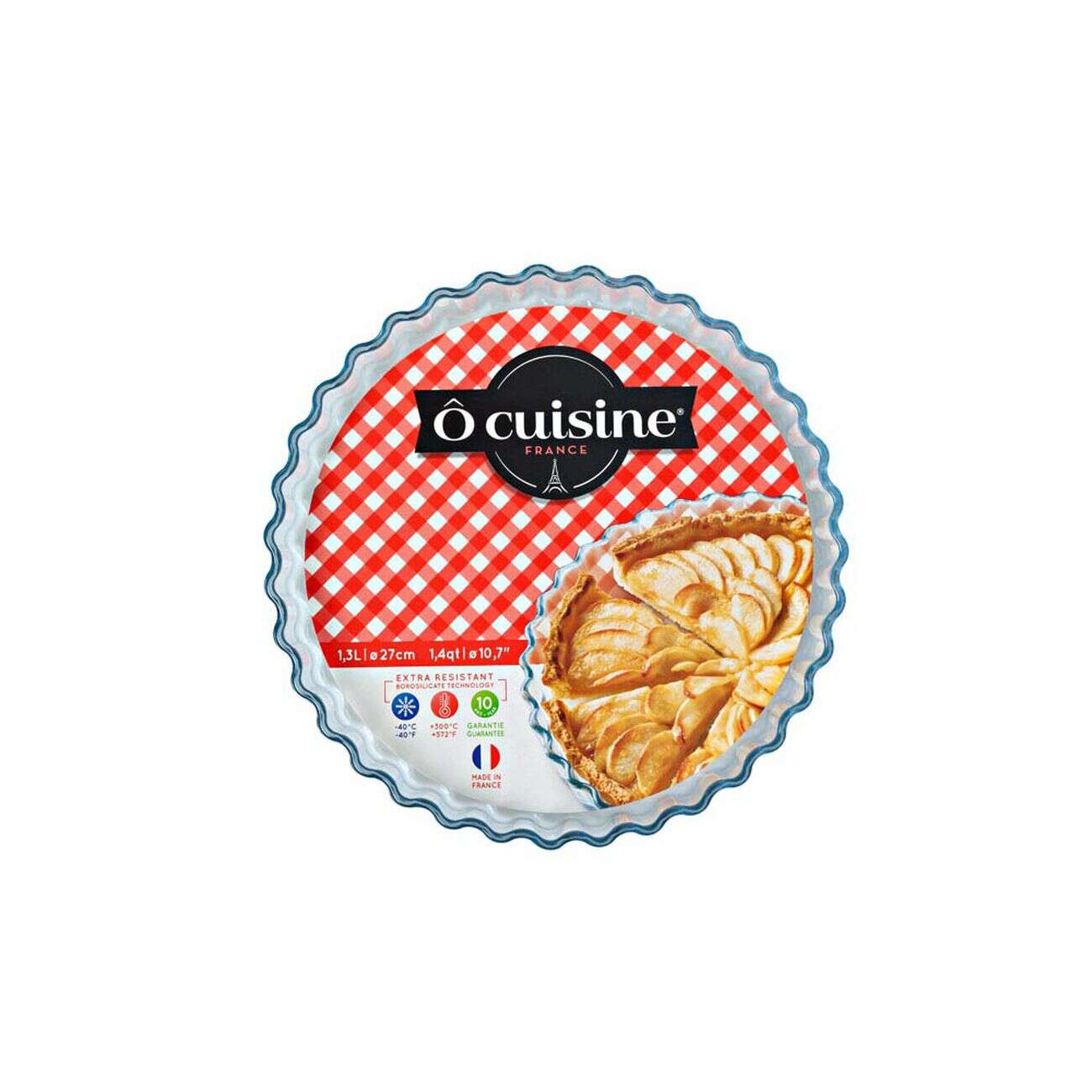 Moule à tarte en verre extra résistant