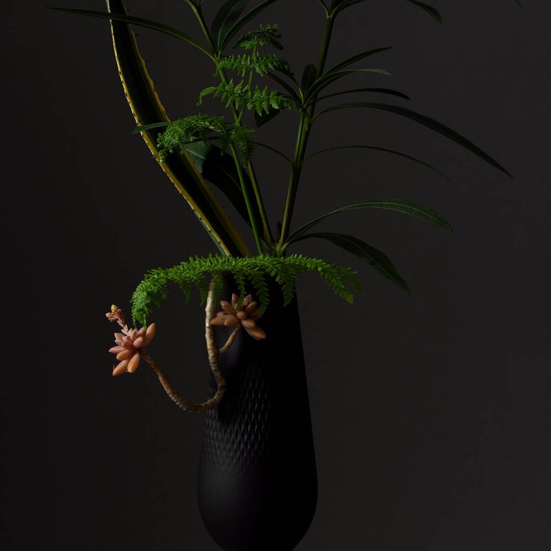 Manufacture Collier Noir vase 26 cm svart