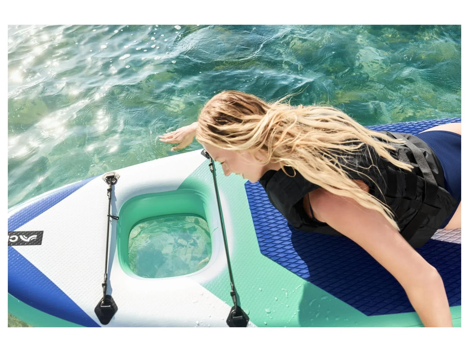 CRIVIT Stand up paddle gonflable polyvalent Aquaview