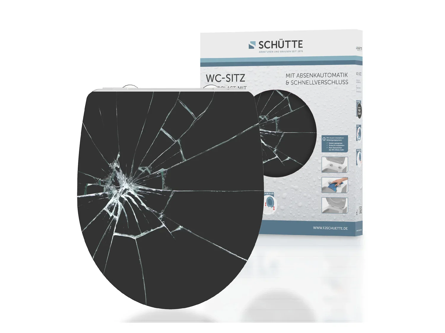 Schtte Abattant WC High Gloss, avec fermeture en douceur