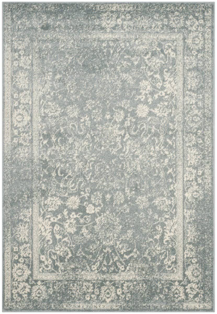 Safavieh Adirondack Round Area Rug Slate & Ivory - 8 x 8 ft.