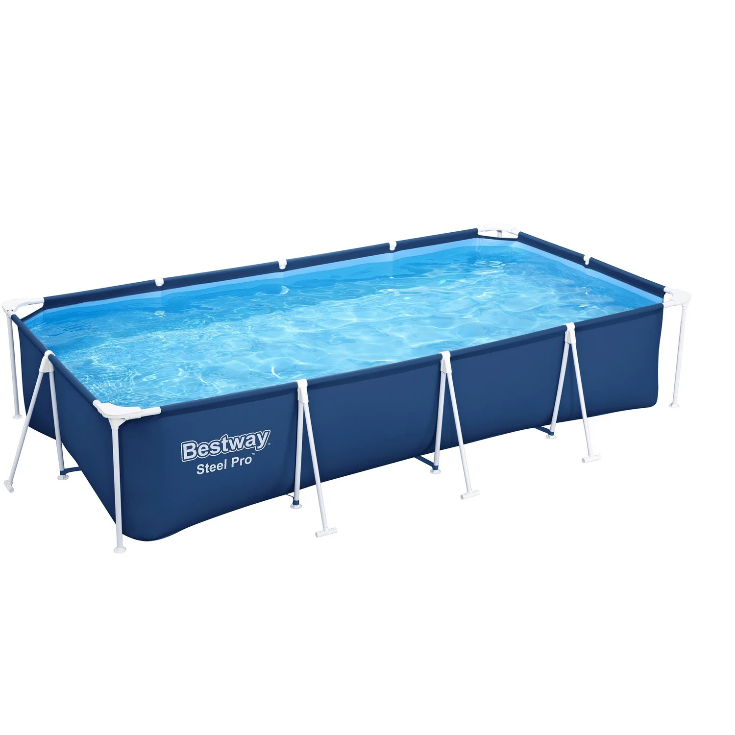BESTWAY - Piscina Fuori Terra Rettangolare Steel Pro Frame - altezza 81x400x211 cm