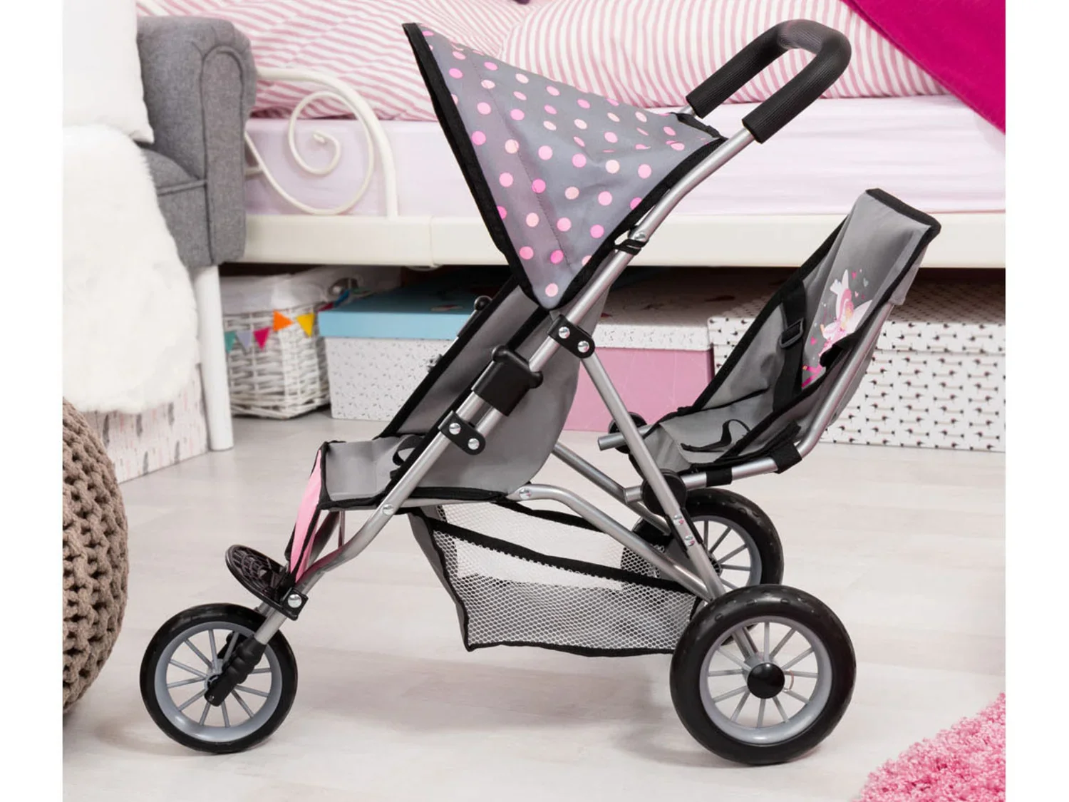 Bayer Design Poussette double pour poupes