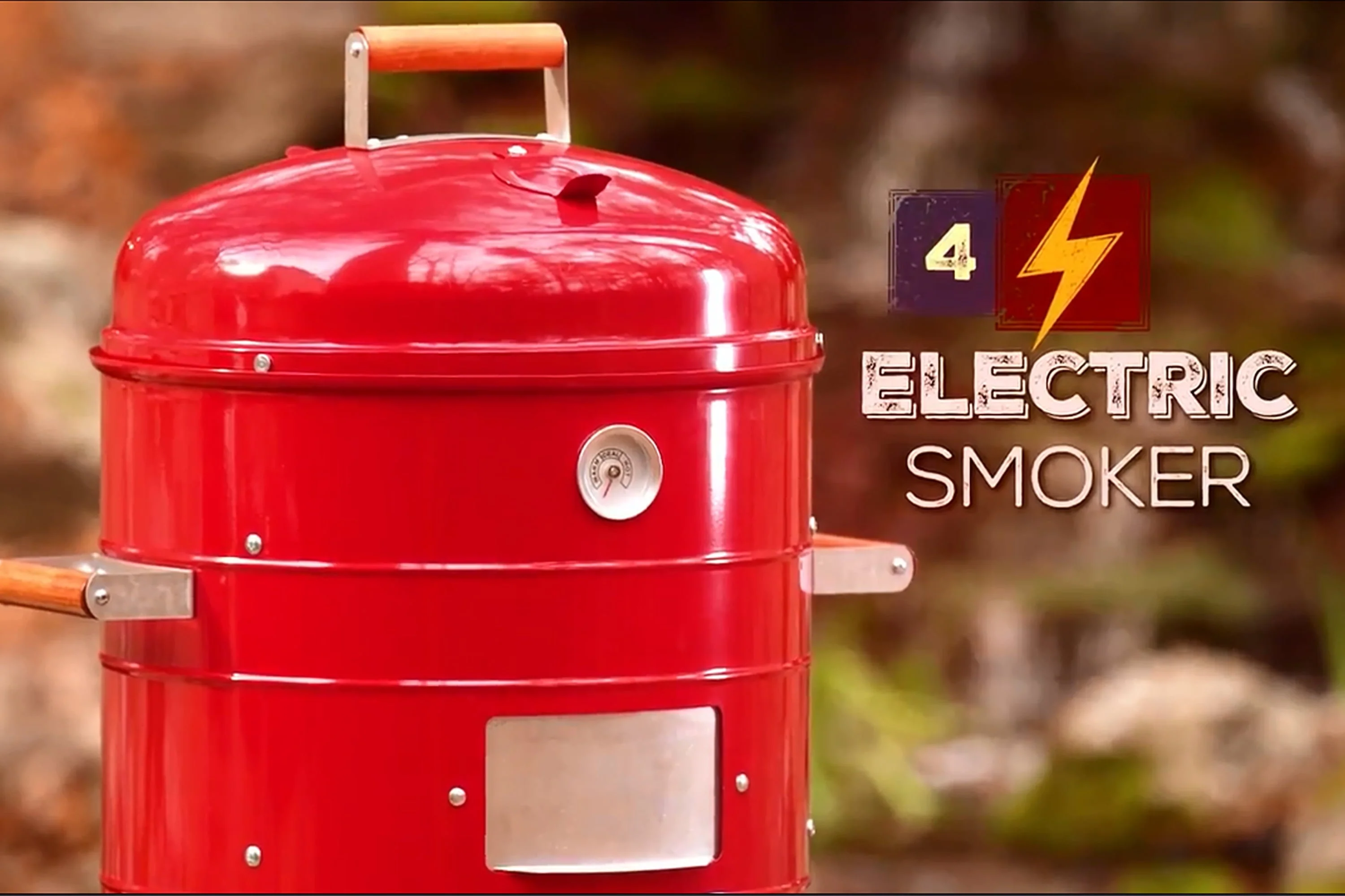 Americana 4 - in - 1 Electric and Charcoal Water Smoker