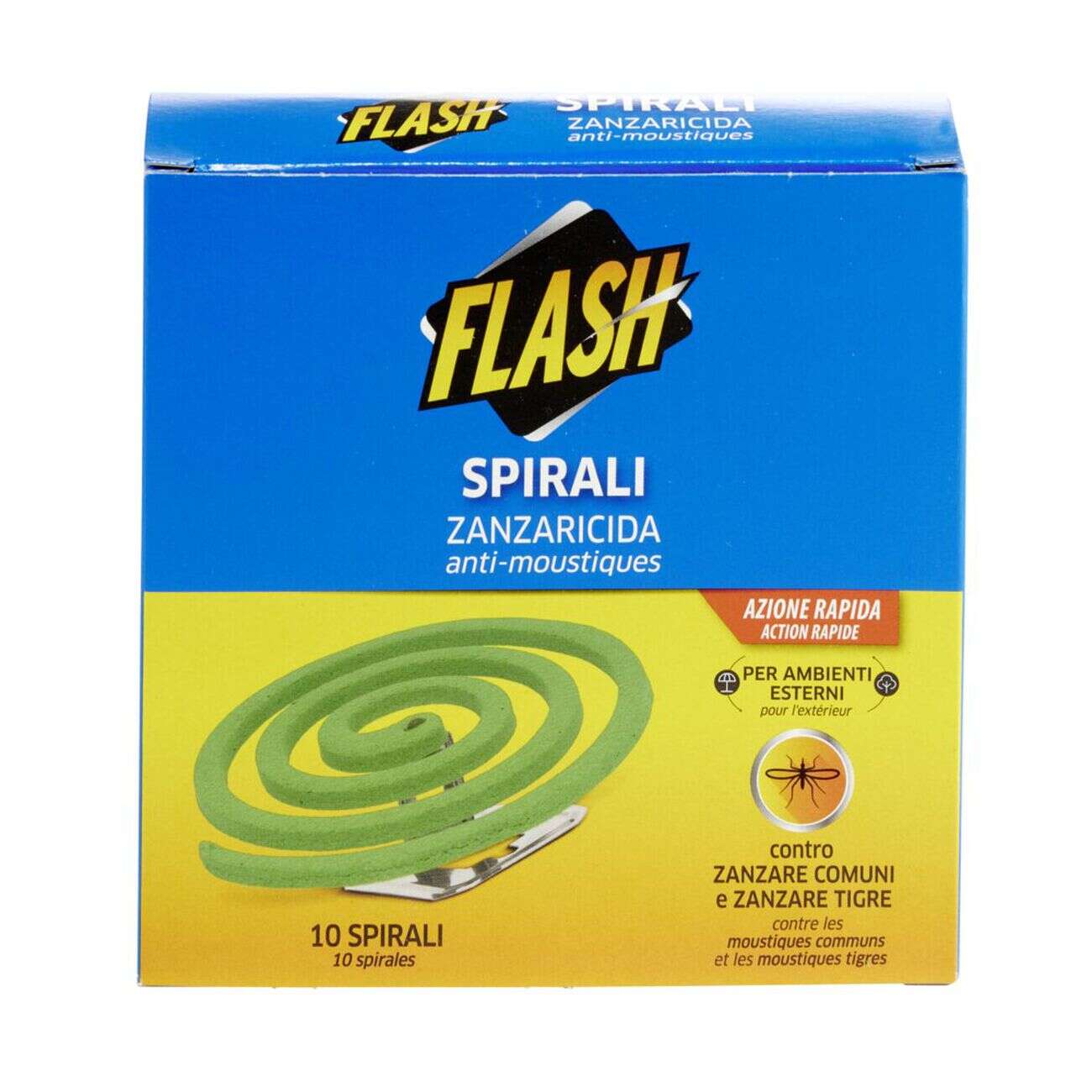 Spirale anti moustiques x10 Flash pour l'extérieur