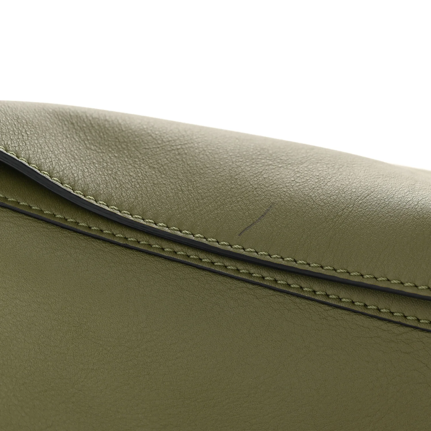 Calfskin Puzzle Hobo Avocado