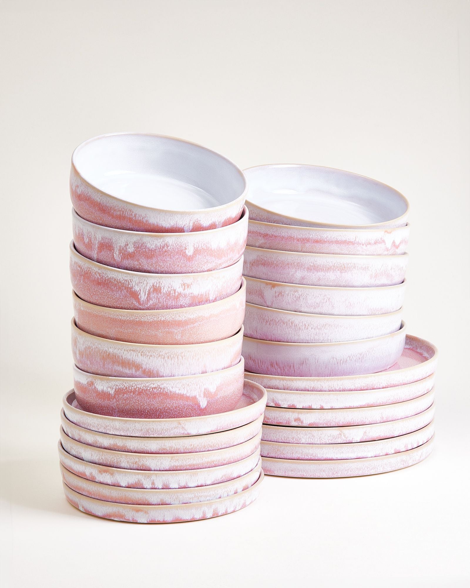 CORDOAMA - TABLEWARE SET MODERN ROSÉ 24 PIECES