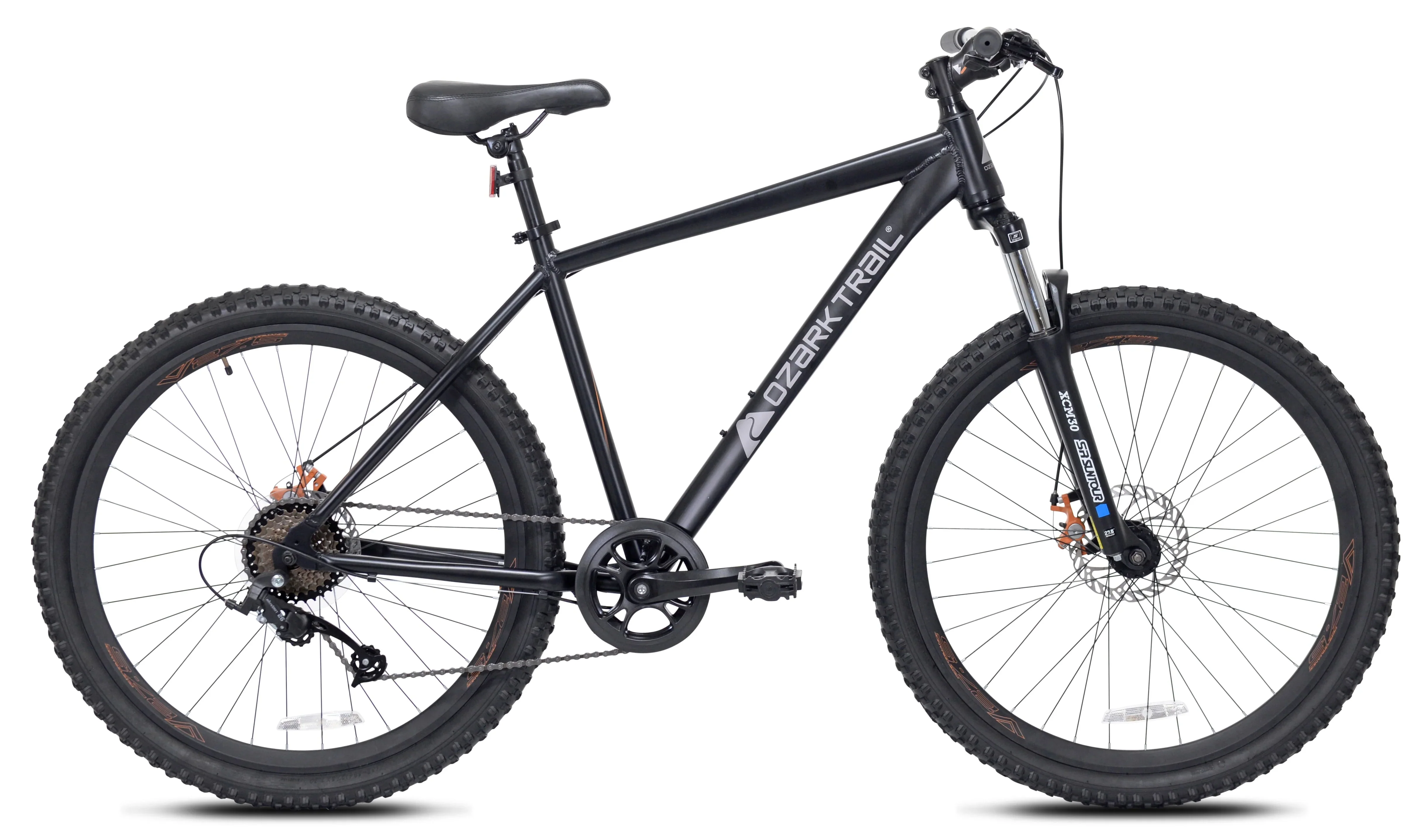 Ozark Trail 27.5 Vibe Mountain Bike, Large Frame, Black, Adult, Unisex
