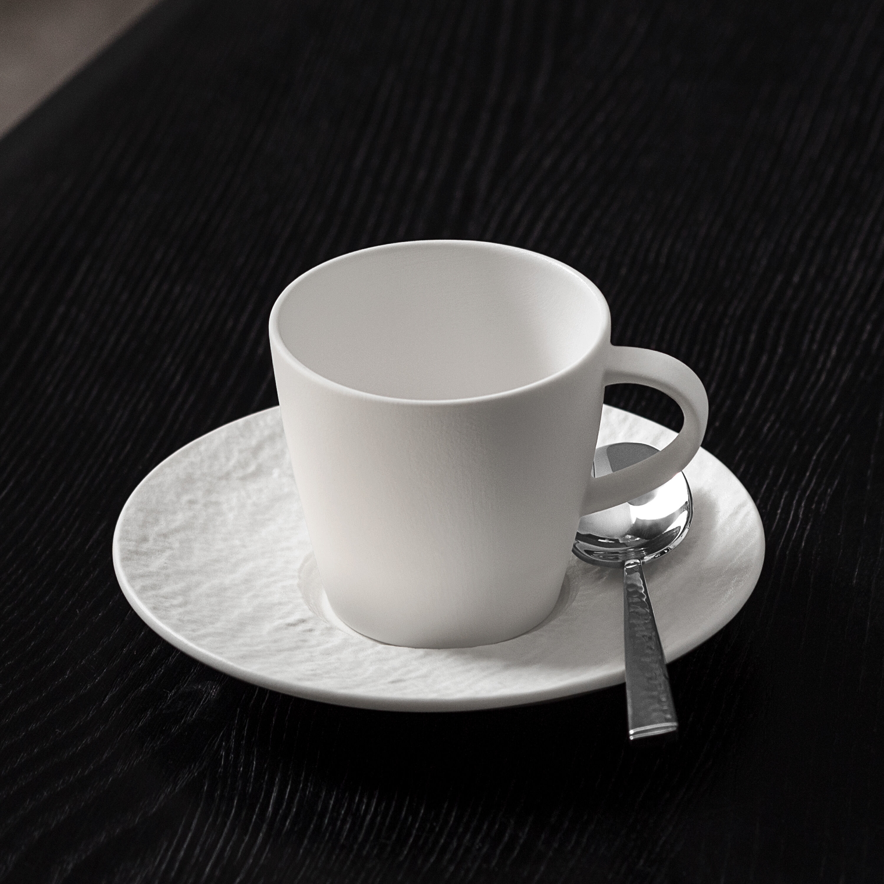 Manufacture Espresso cup - White, 2.1 oz, Premium Porcelain