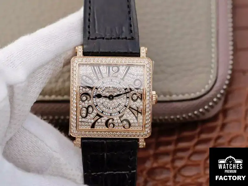 Franck Muller Master Square Ladies 6002 M QZ D GF Factory Diamond Dial