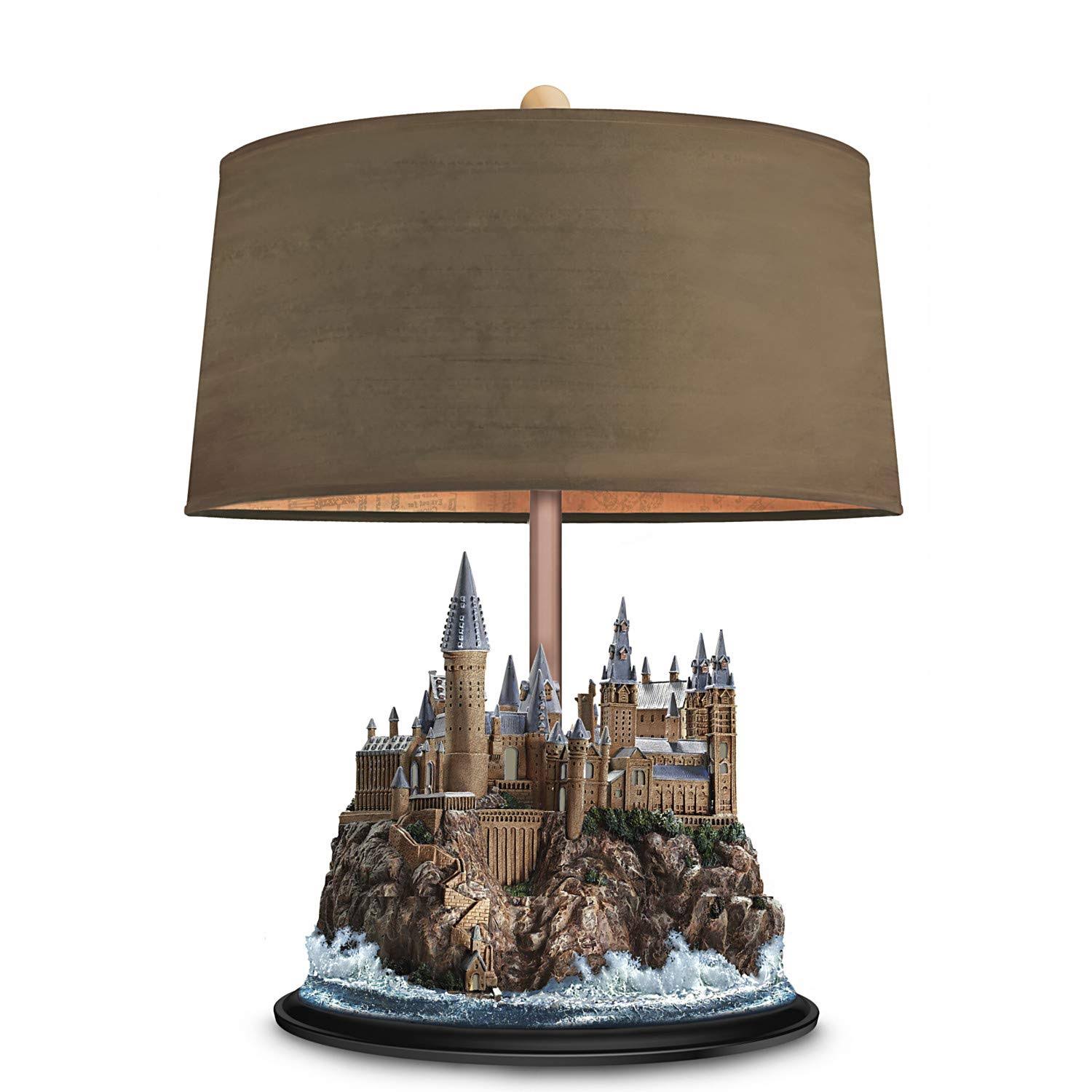 The Bradford Exchange Harry Potter Table Lamp with Illuminated Hogwarts Castle