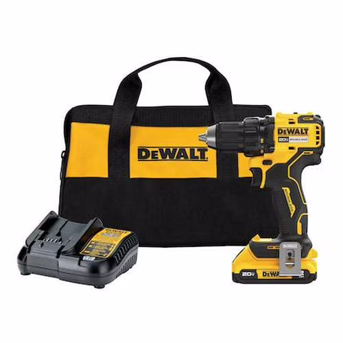 Cordless Drills, 1/2 in, 20V DC