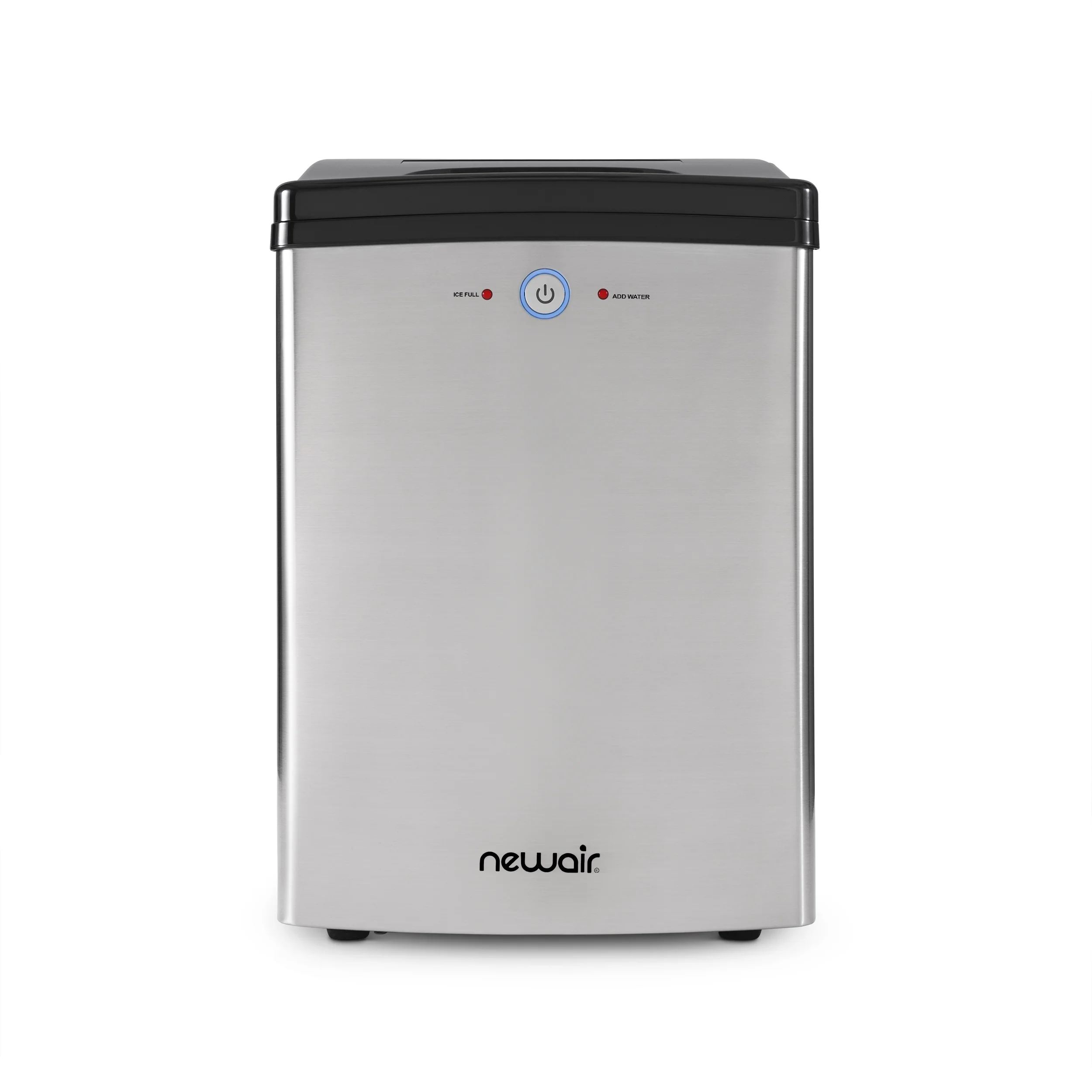 Newair 45 lb. Nugget Countertop Ice Maker, Self - Cleaning, Silver