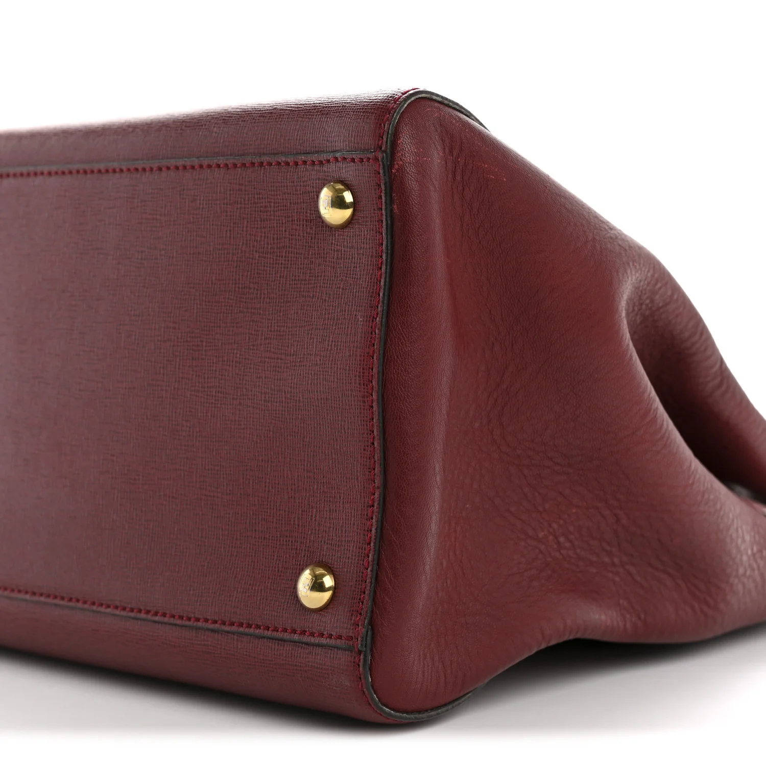 Vitello Elite Regular 2Jours Tote Rosso Scuro Ciliegia