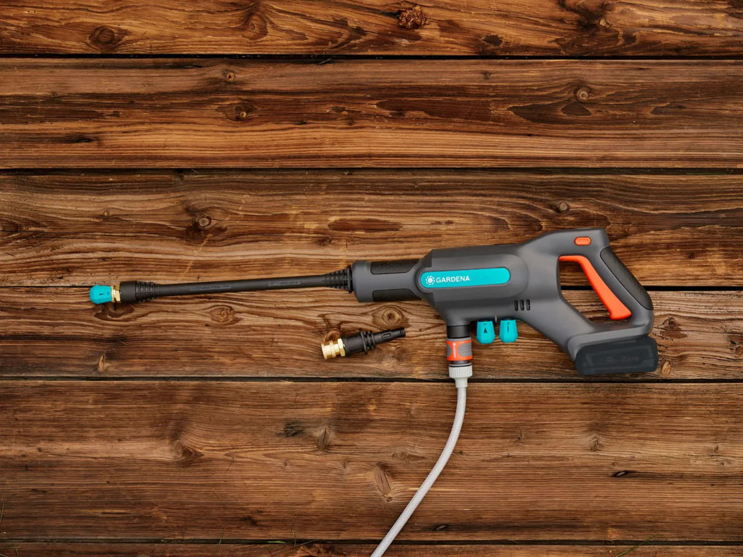 Gardena Nettoyeur moyenne pression  batterie AquaClean 24/18V P4A, 24 bar