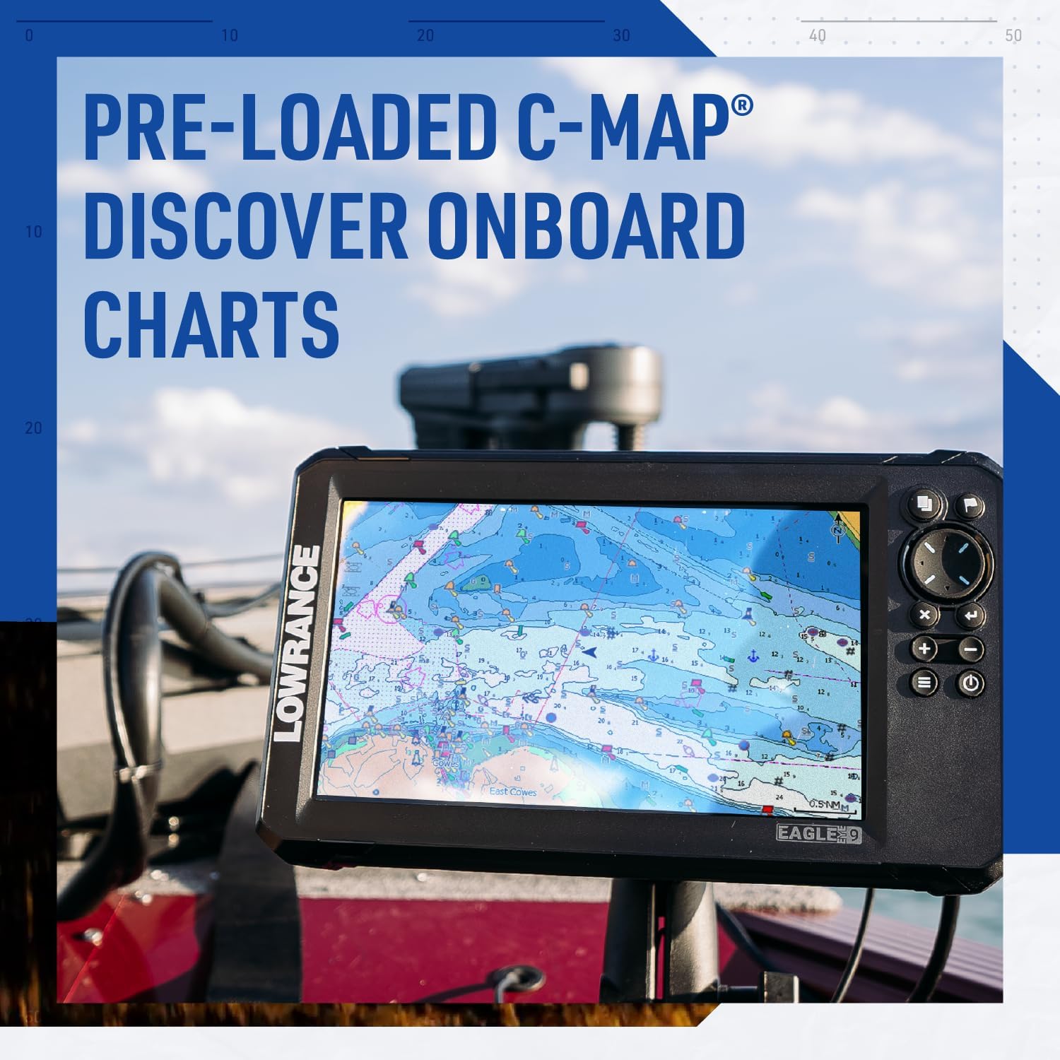 Lowrance Elite FS Fishfinder/Chartplotter  Available with and Without Transducer