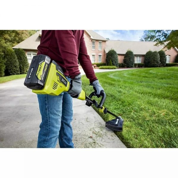 RYOBI 40V Borstelloos 20 inch. Walk Behind Zelfrijdende Maaier/Grastrimmer/Bladblazer met (2) Accu's en (2) Opladers