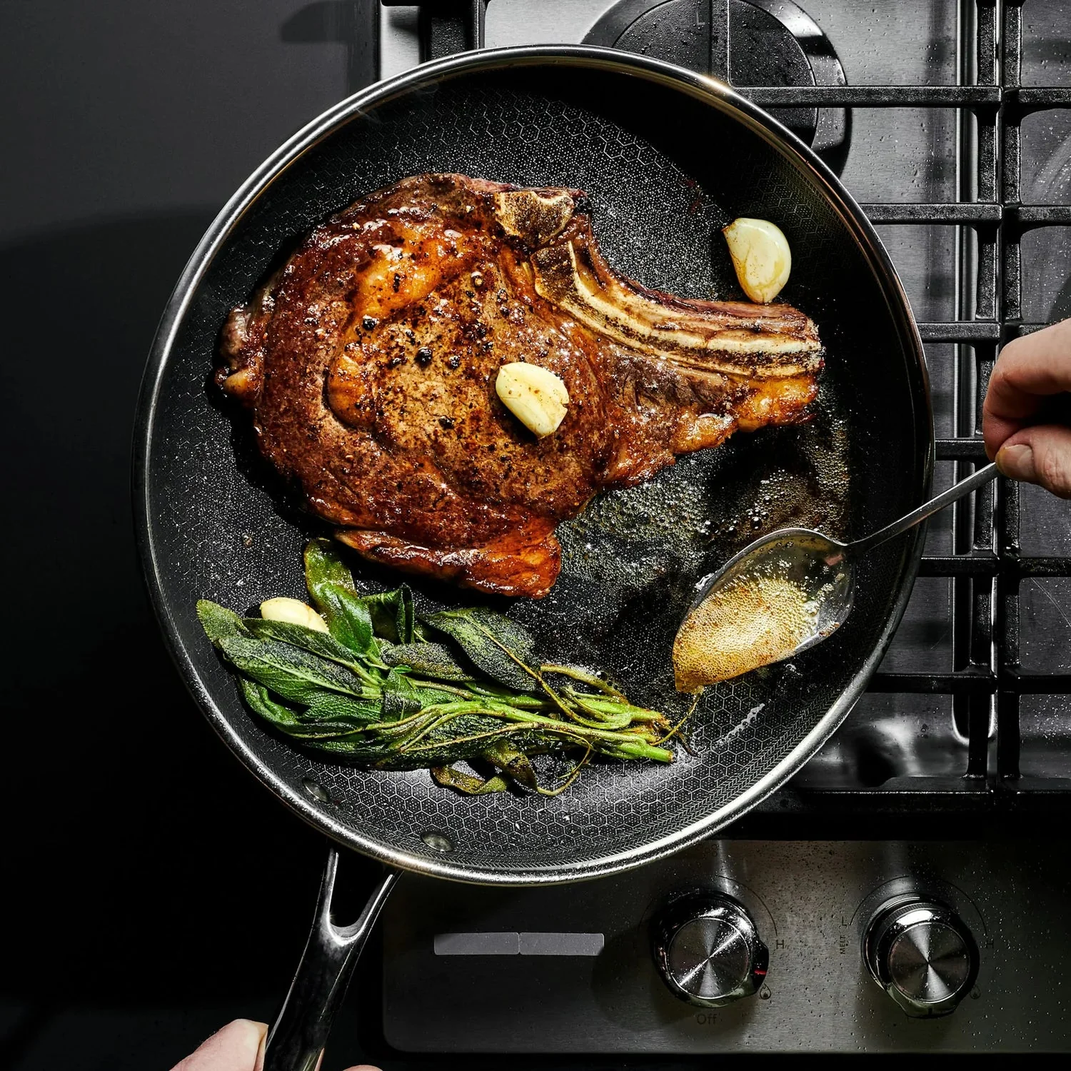 Hybrid Fry Pan Set with Lids, 6 - Pc