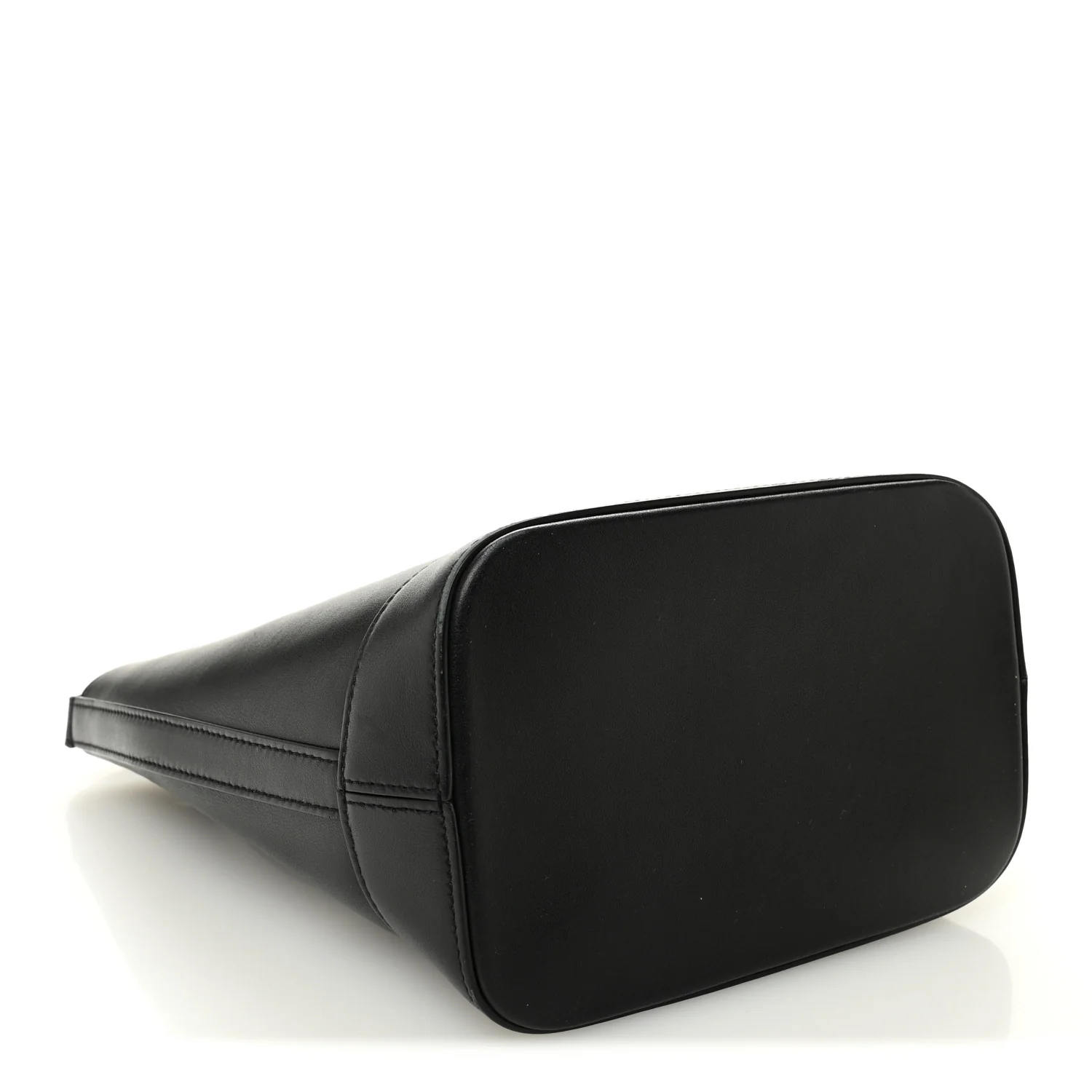 Smooth Calfskin Small Cuir Triomphe Bucket Bag Black
