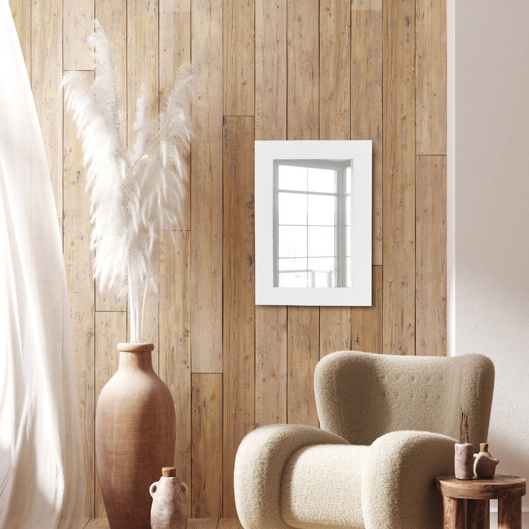 Ebern Designs Kanisha Bathroom/Vanity Mirror, White