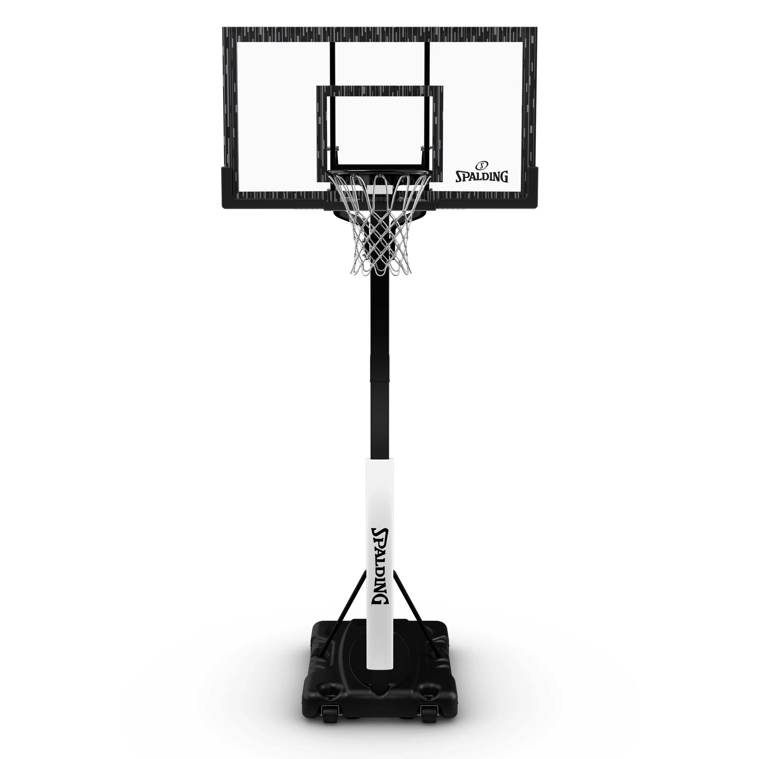 60-Inch Portable Basketball Hoop with Acrylic Backboard, Screw Jack Lift Arena Slam Rim-Outdoor Play(Single) - Image 5
