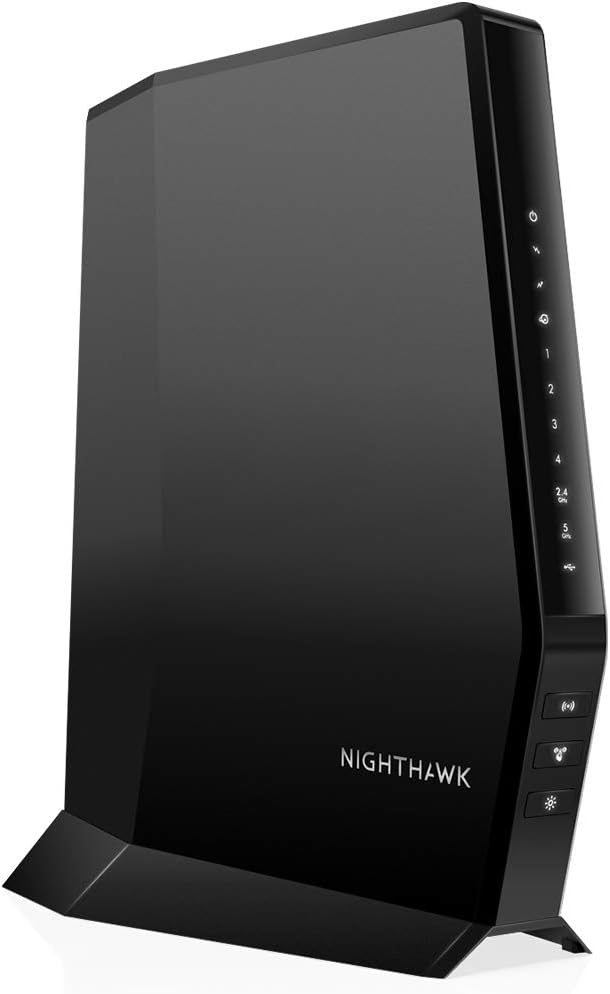 NETGEAR Nighthawk Modem Router Combo (CAX30) DOCSIS 3.1 Cable Modem and WiFi 6 Router - AX2700 2.7 Gbps - Compatible with Xfinity  Spectrum  Cox  and More - Gigabit Wireless Internet
