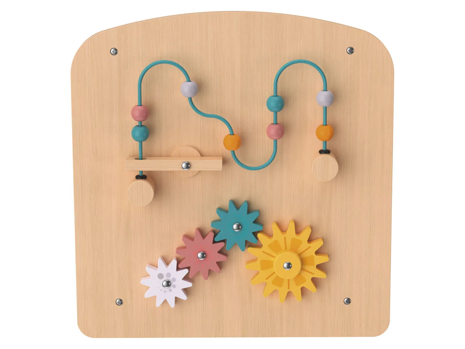 Playtive Jeu mural en bois vritable, 2 pices