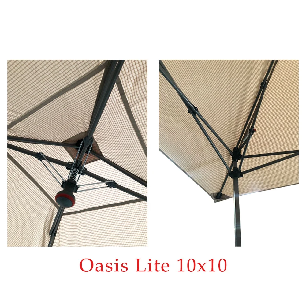 Garden Winds Replacement Canopy Top Cover Compatible with the Coleman Light and Fast, Oasis, and Oasis Lite 10 X 10 Tent - Riplock 350