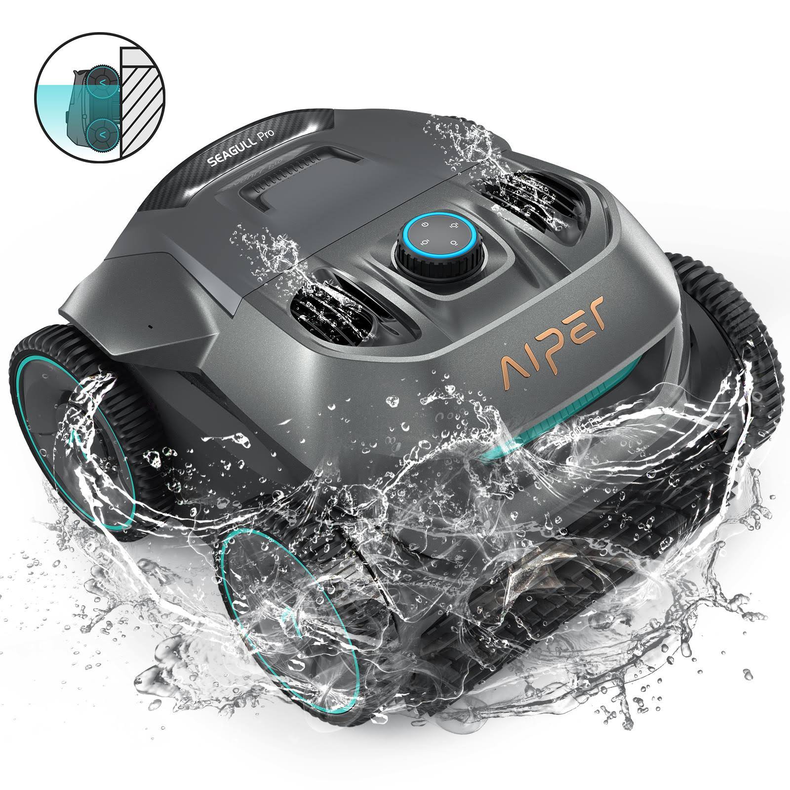 Aiper Sg Pro Cordless Robotic Pool Vacuum