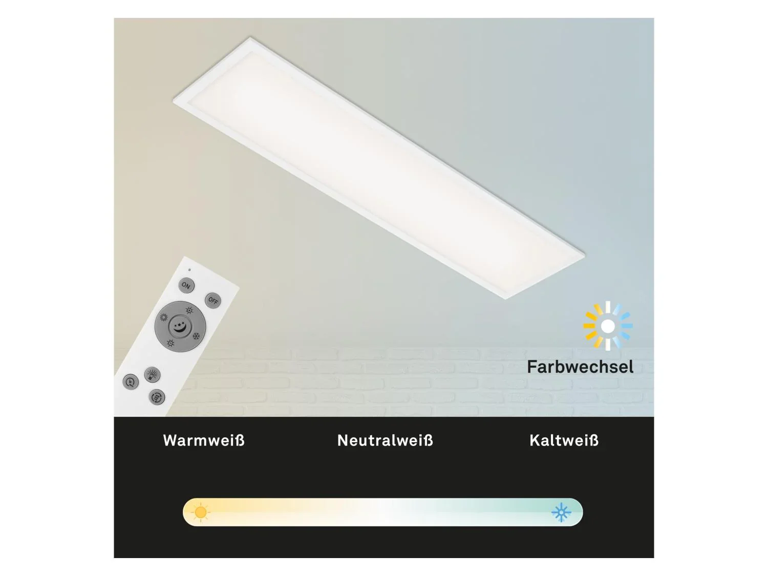 Briloner Panneau LED de plafond