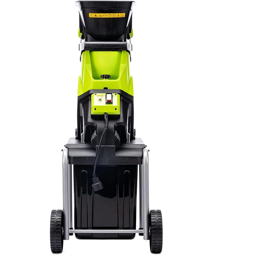 15-AMP Garden Corded Electric Chipper, Collection Bin