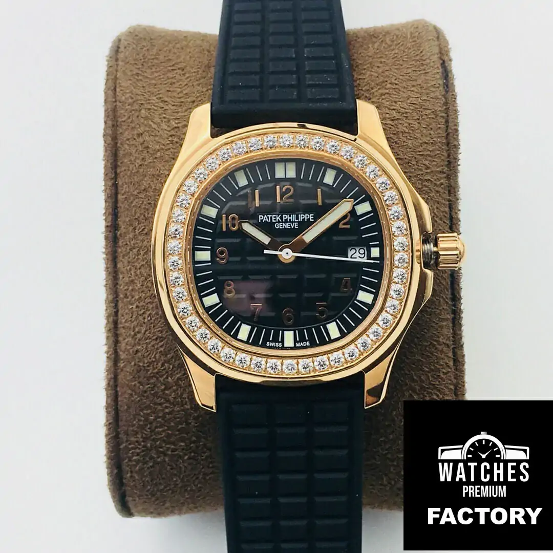 Patek Philippe Aquanaut 5067A Quartz Movement PPF Factory Gold Bezel