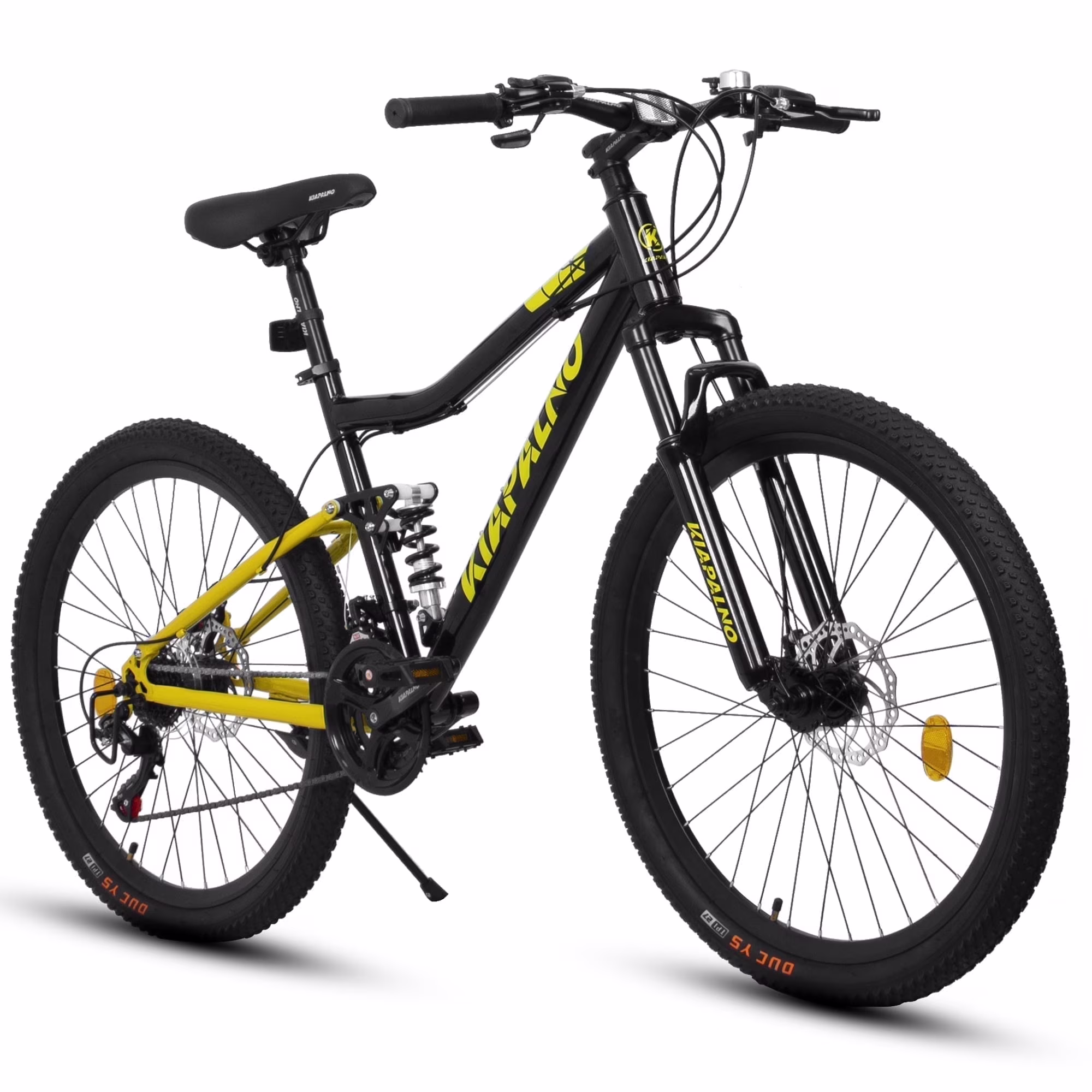 26 inch Steel Frame Shock Fork Plus Shock Absorber 21-speed Unisex Mountain Bike